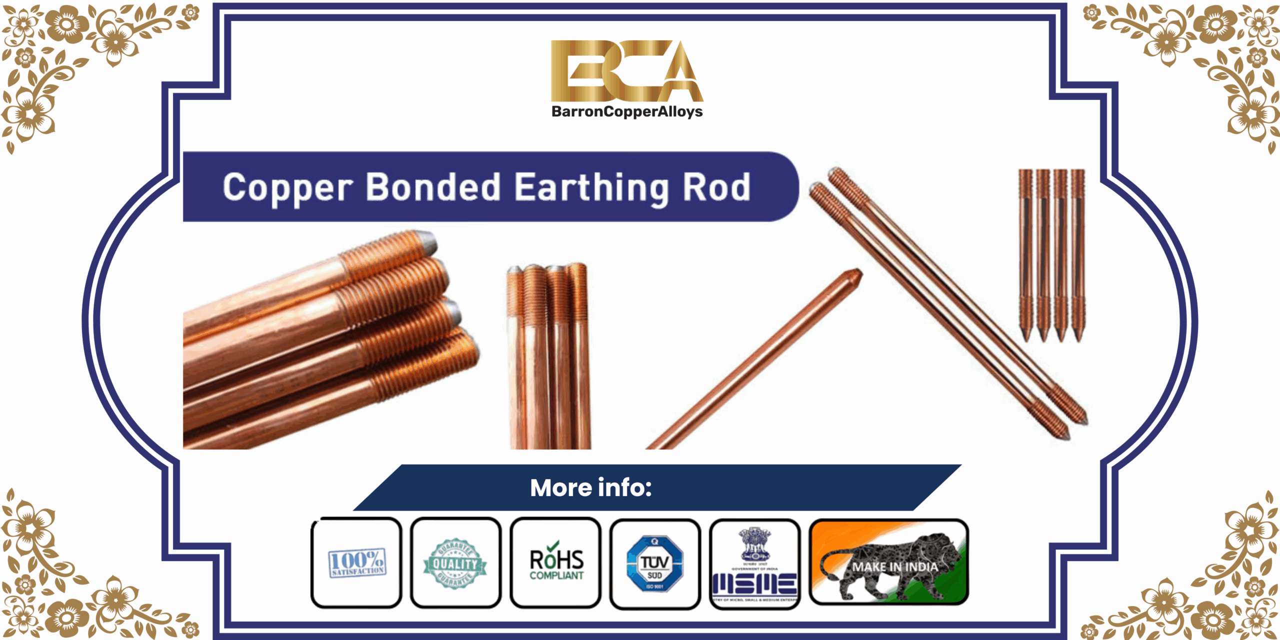 Copper Bonded Earthing Rod