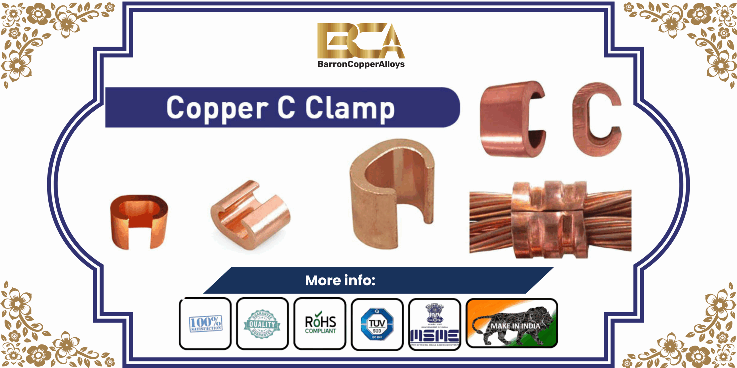 Copper C Clamp