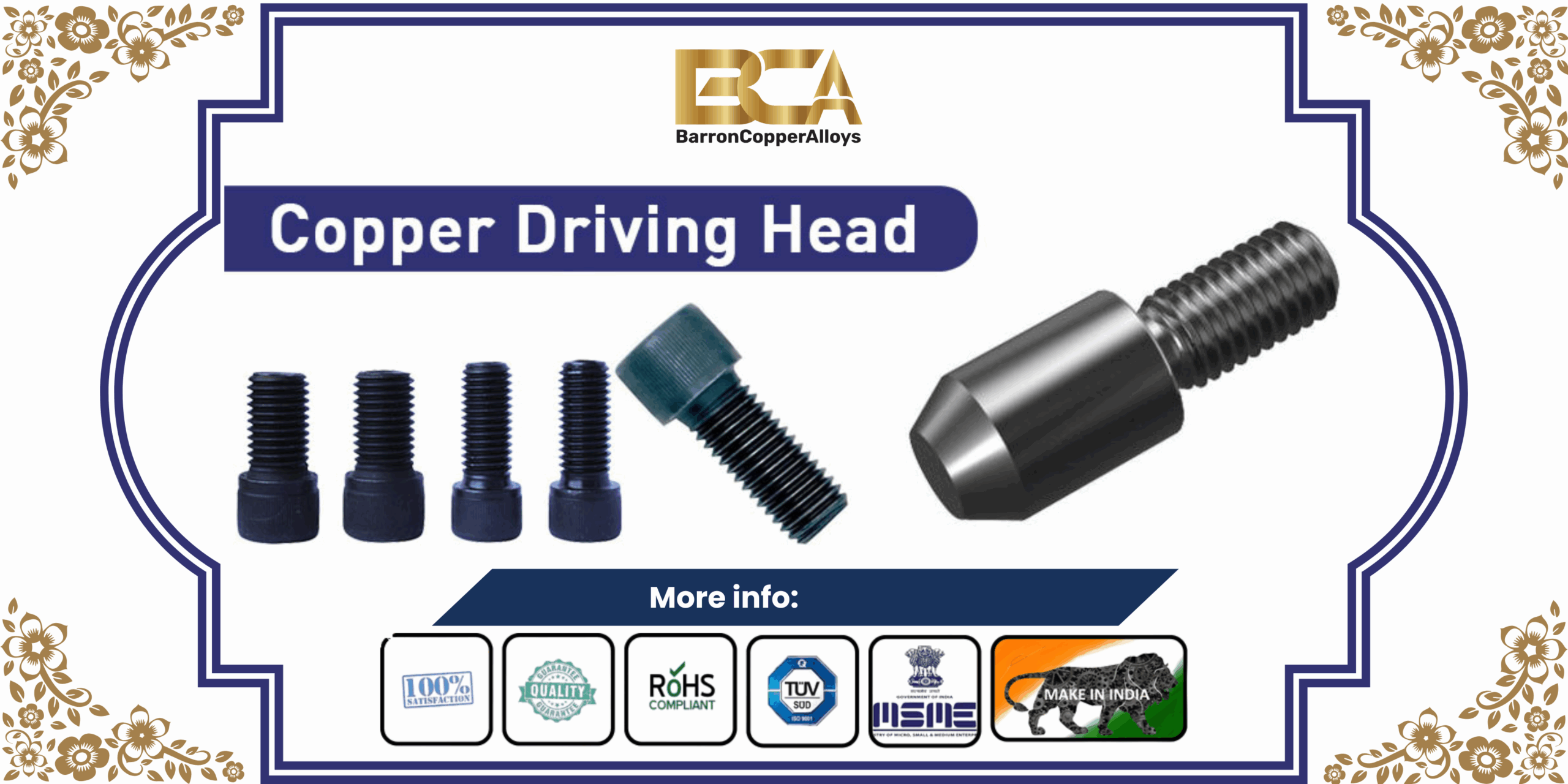 Copper Driving Head
