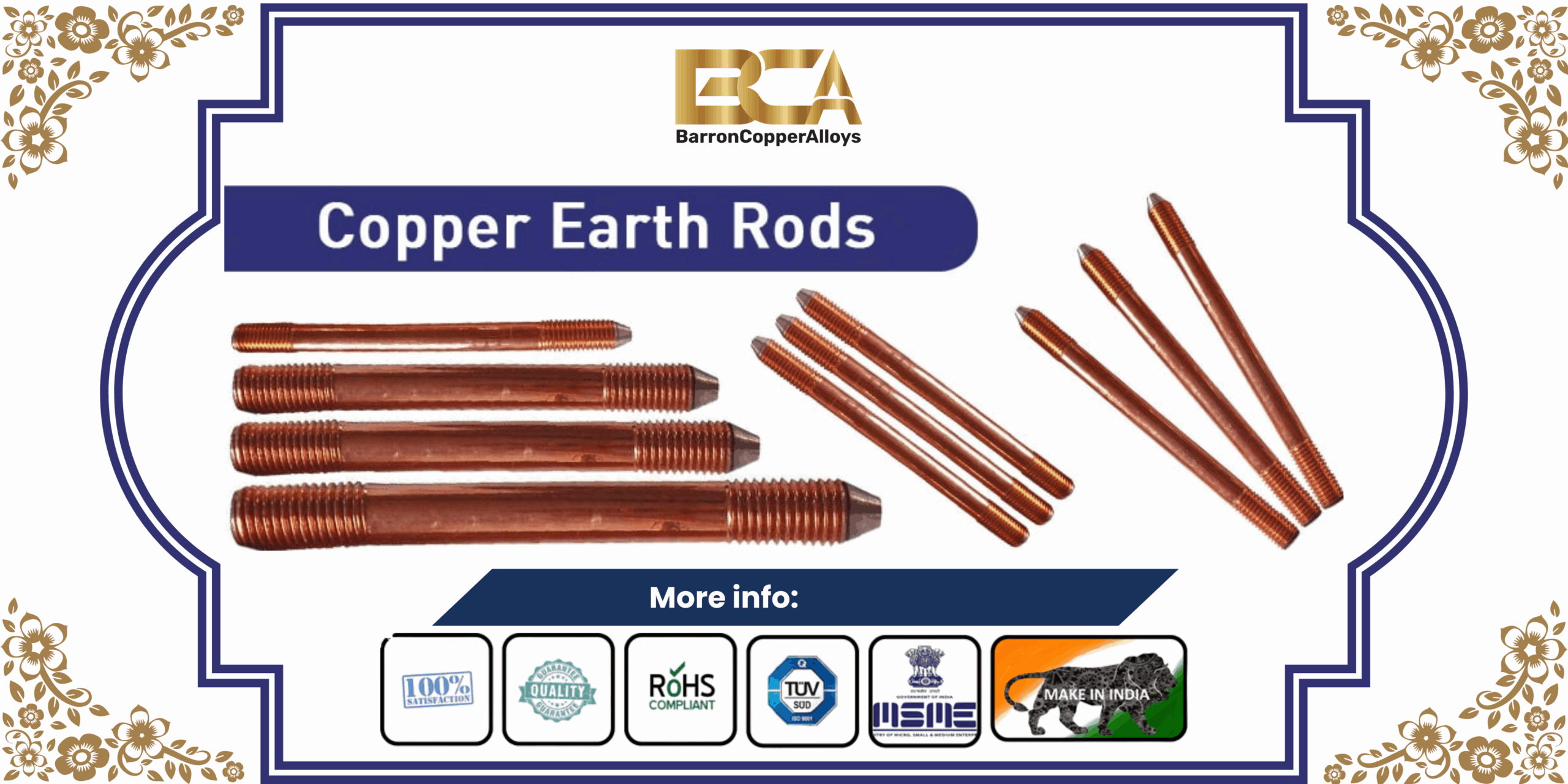 Copper Earth Rods