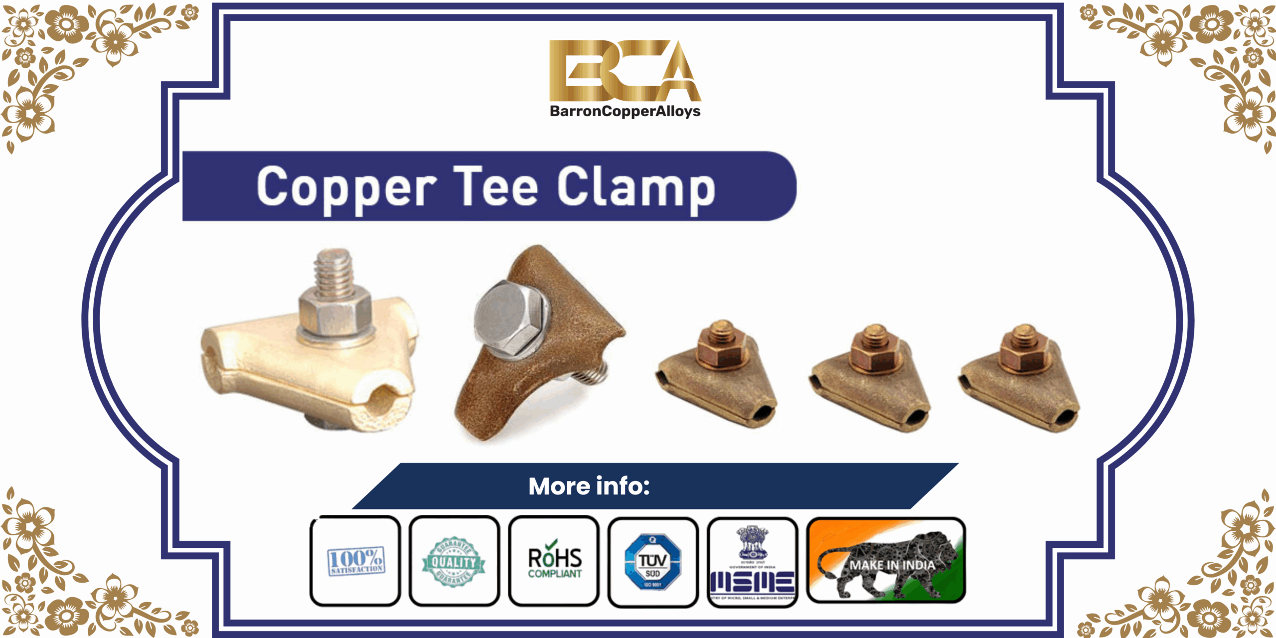 Copper Tee Clamp