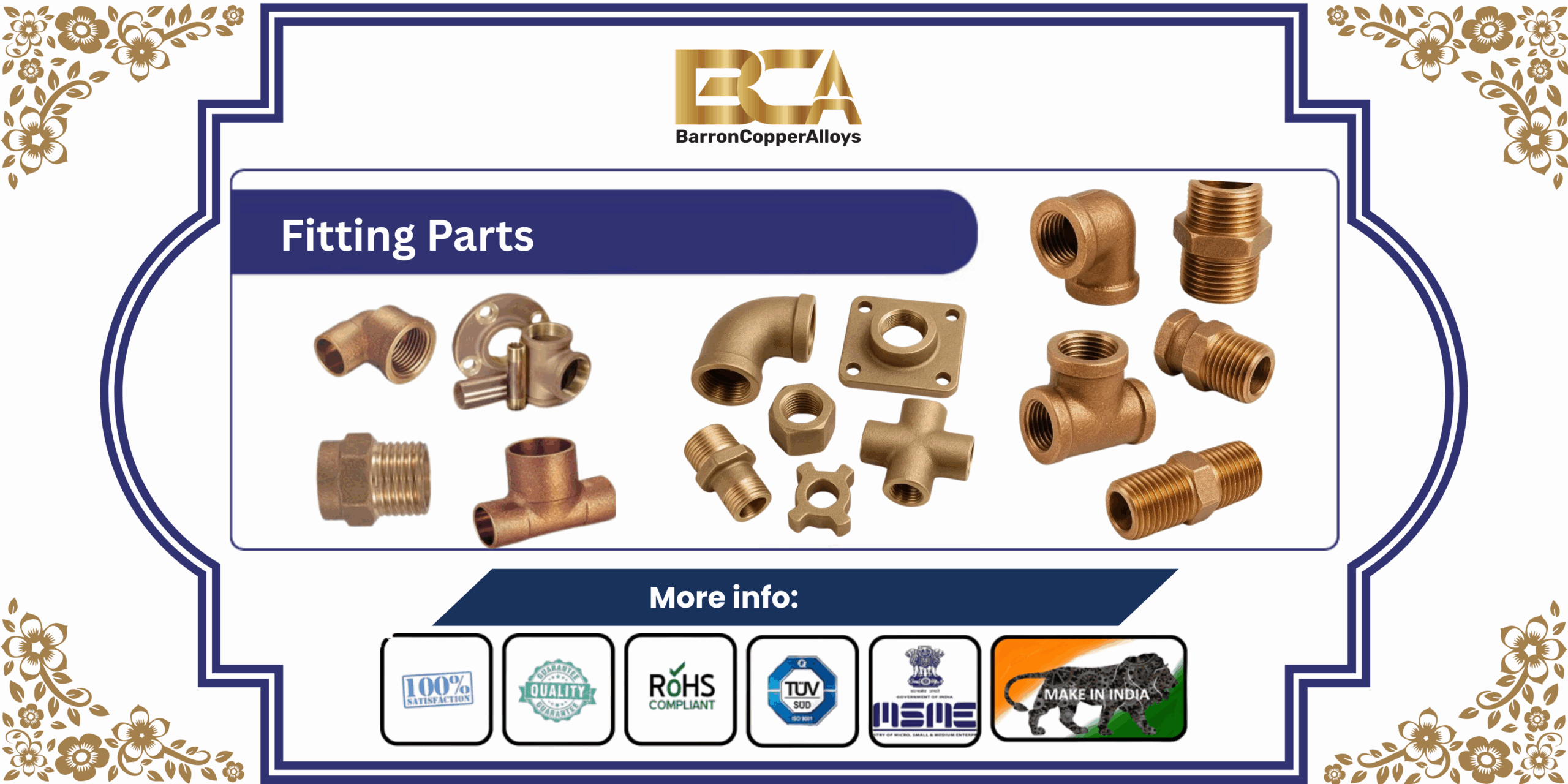 Copper Rod Cable Clamps
