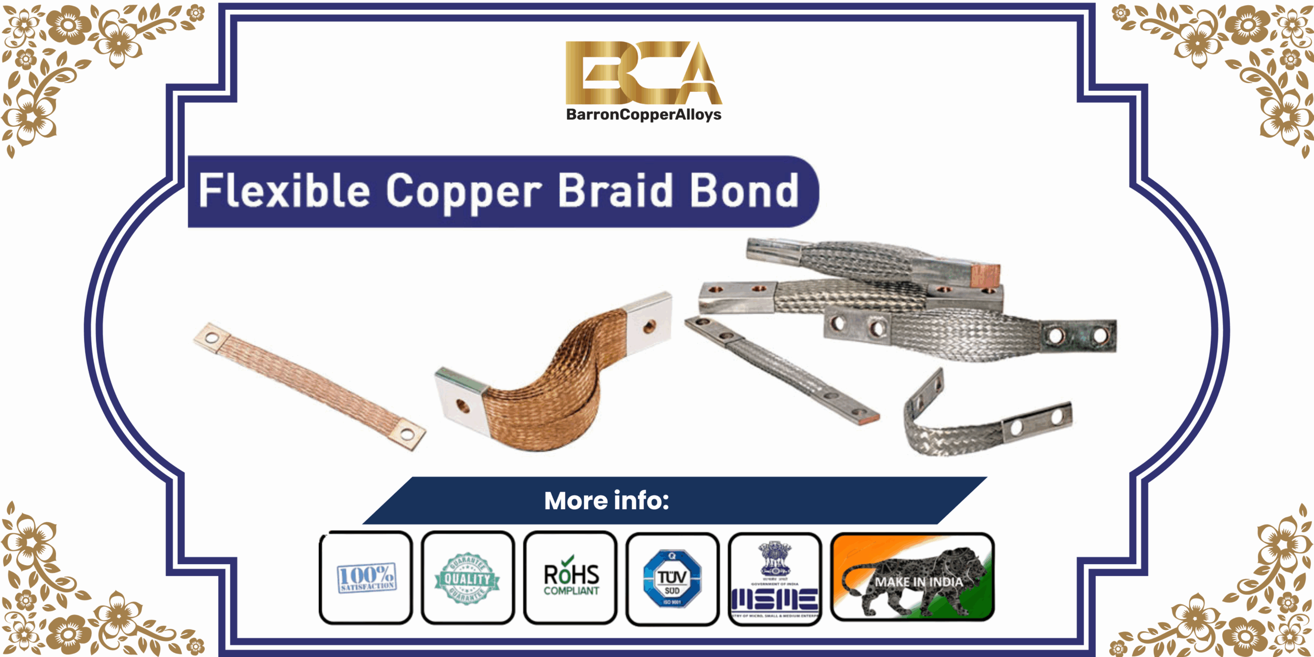 Flexible Copper Braid Bond