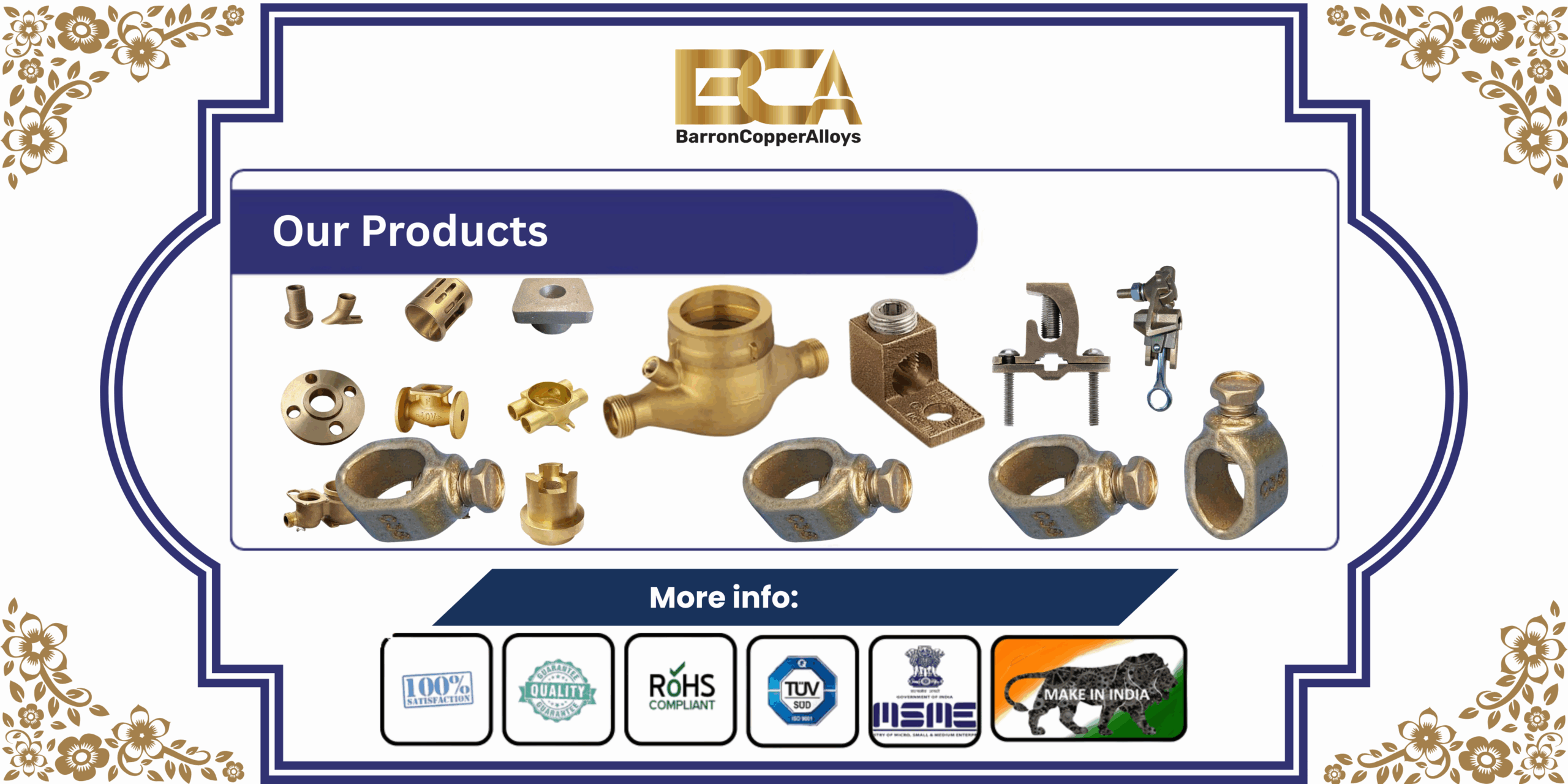 Brass Insulated Spade Terminals
