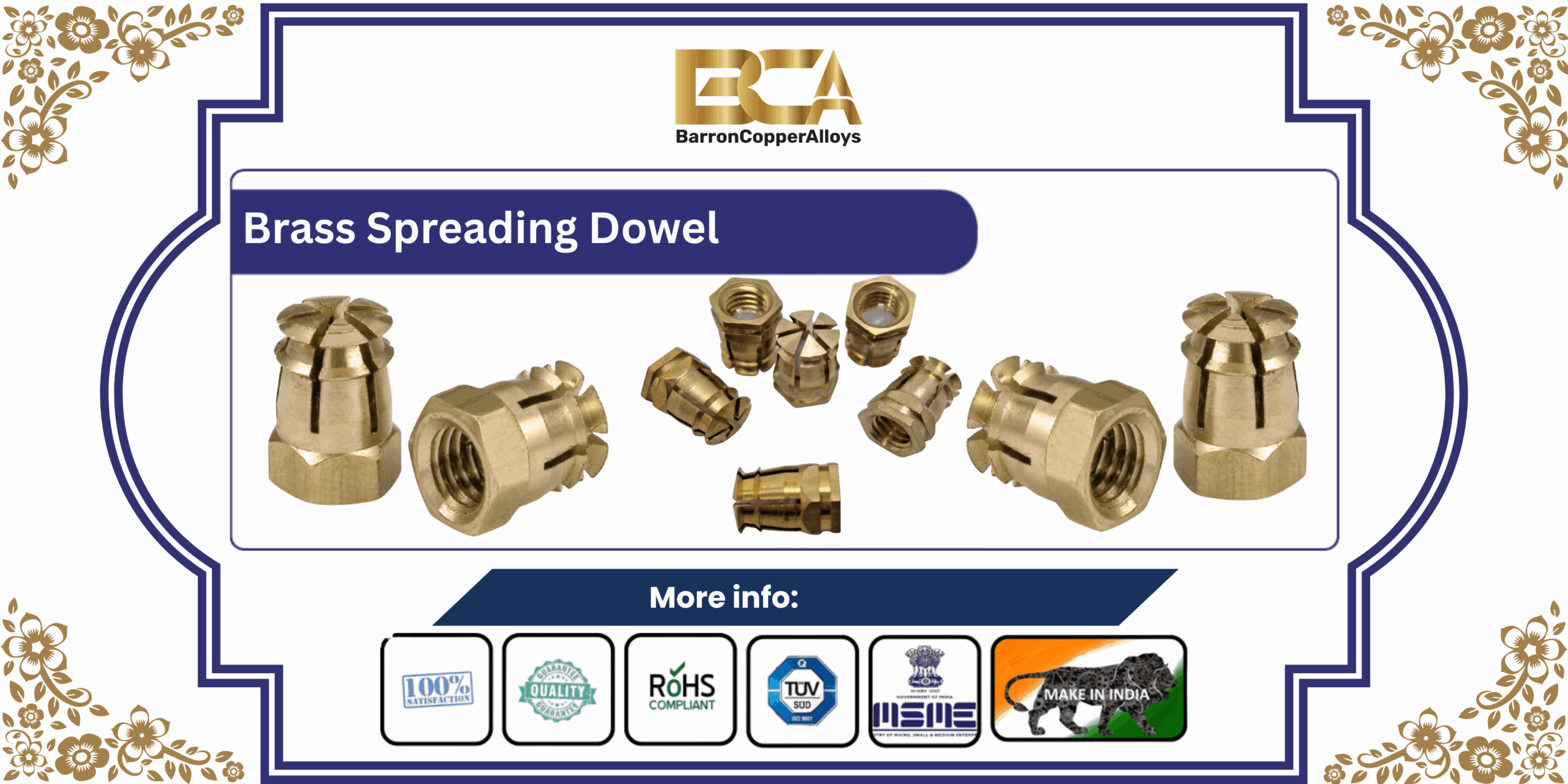 Copper Rod Cable Clamps