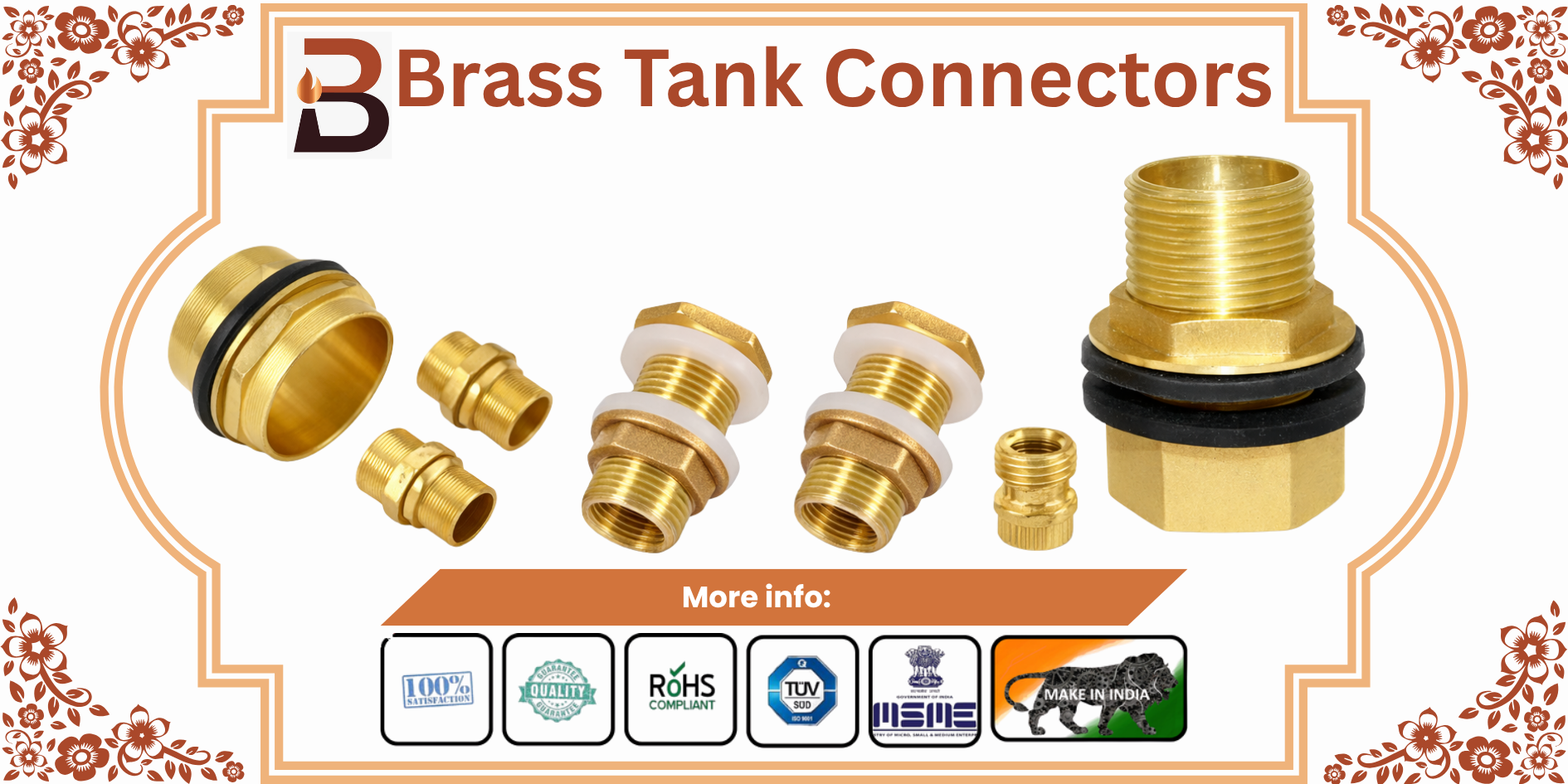 Brass Tank Connectors