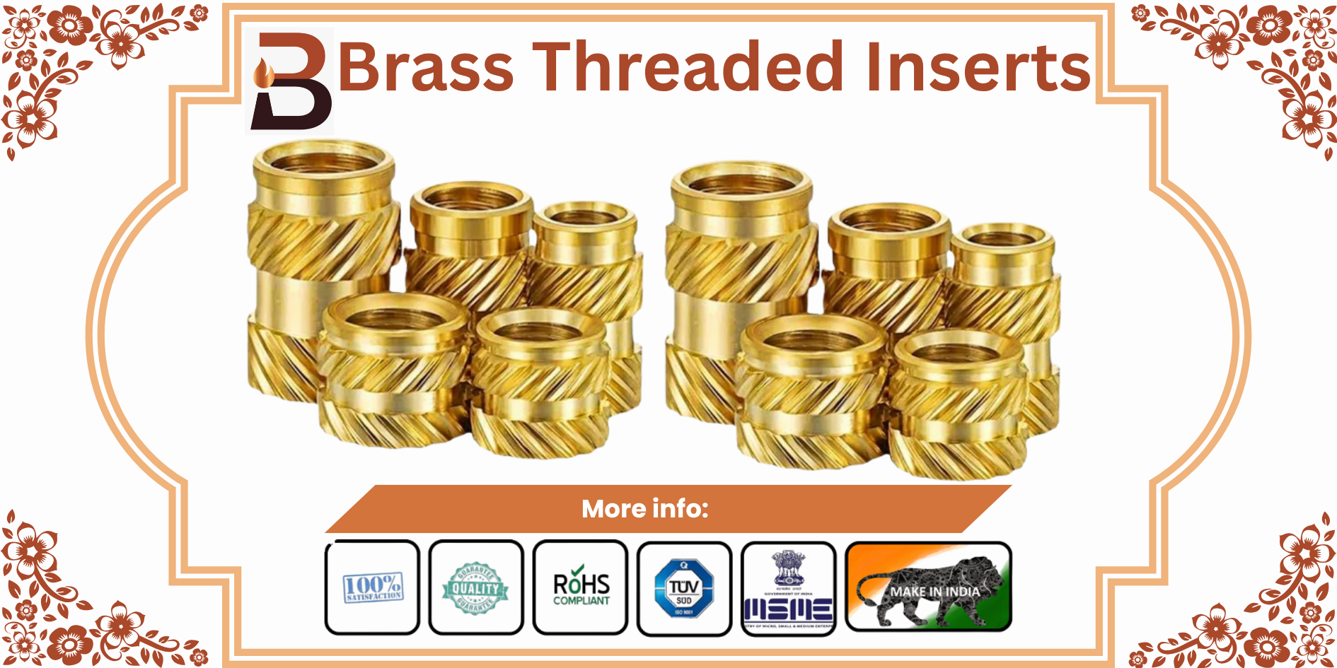 Brass Threaded Inserts
