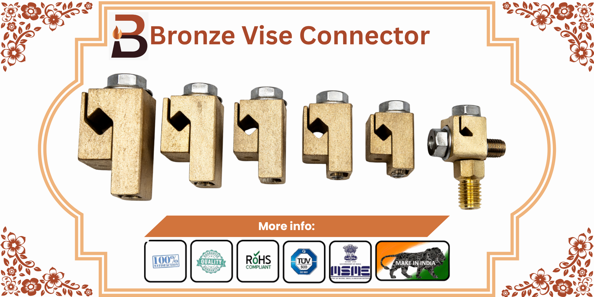 Bronze Vise Connector