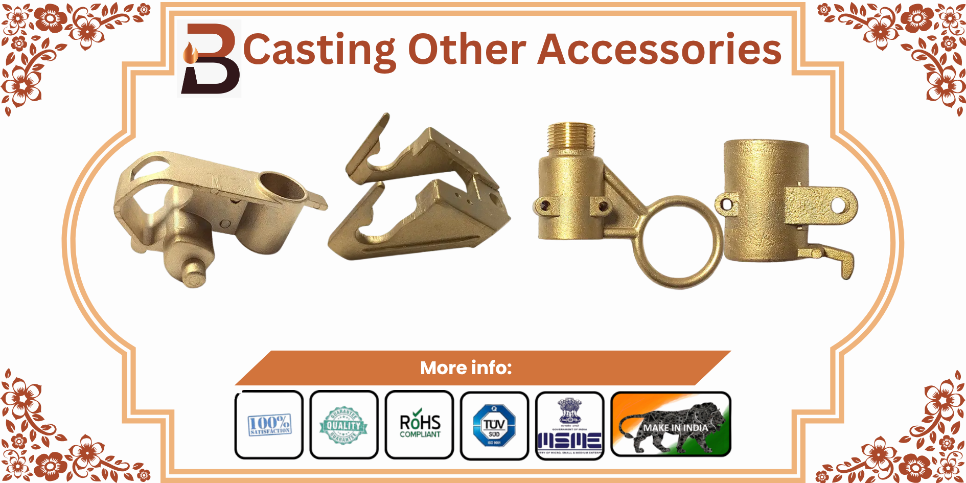 Copper Rod Cable Clamps