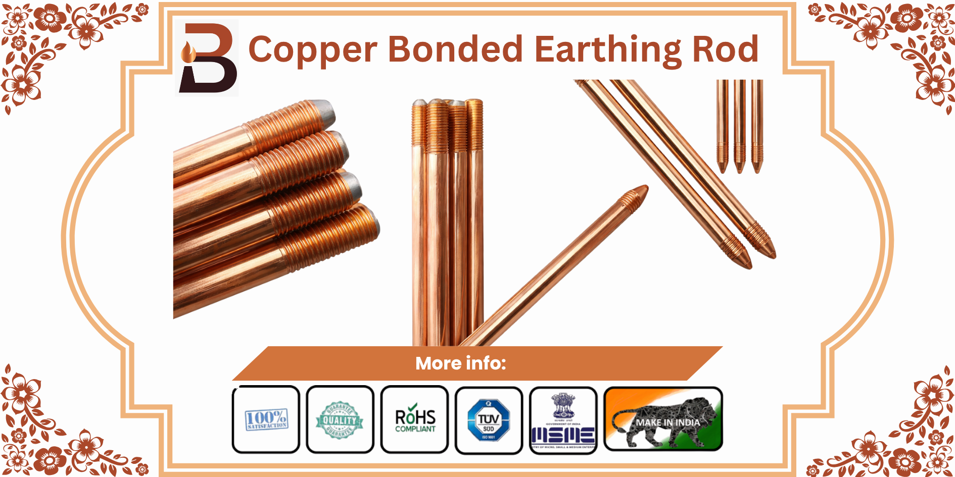 Copper Bonded Earthing Rod