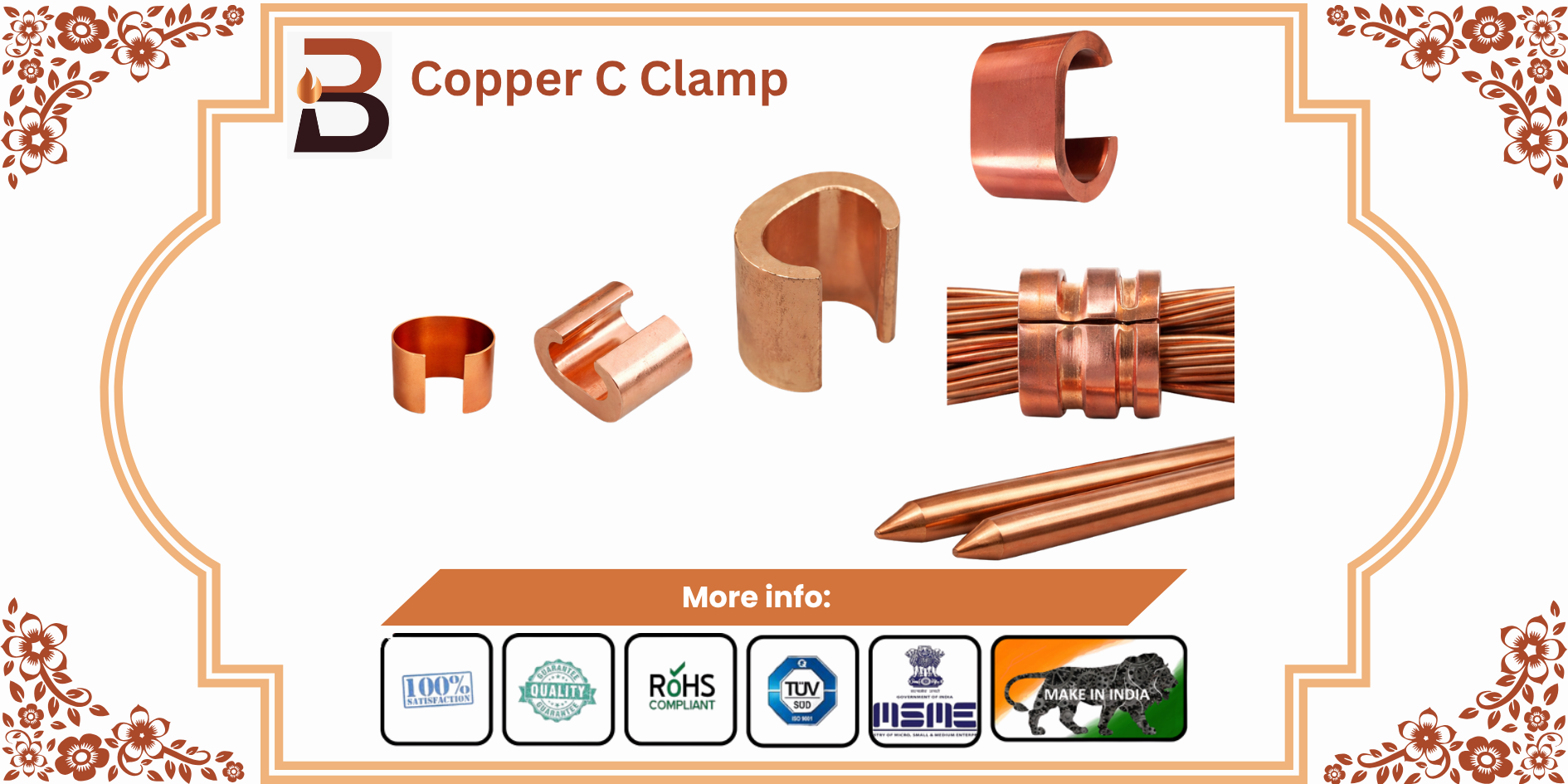 Copper C Clamp