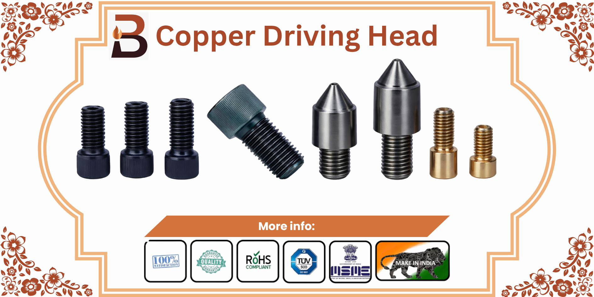 Copper Driving Head