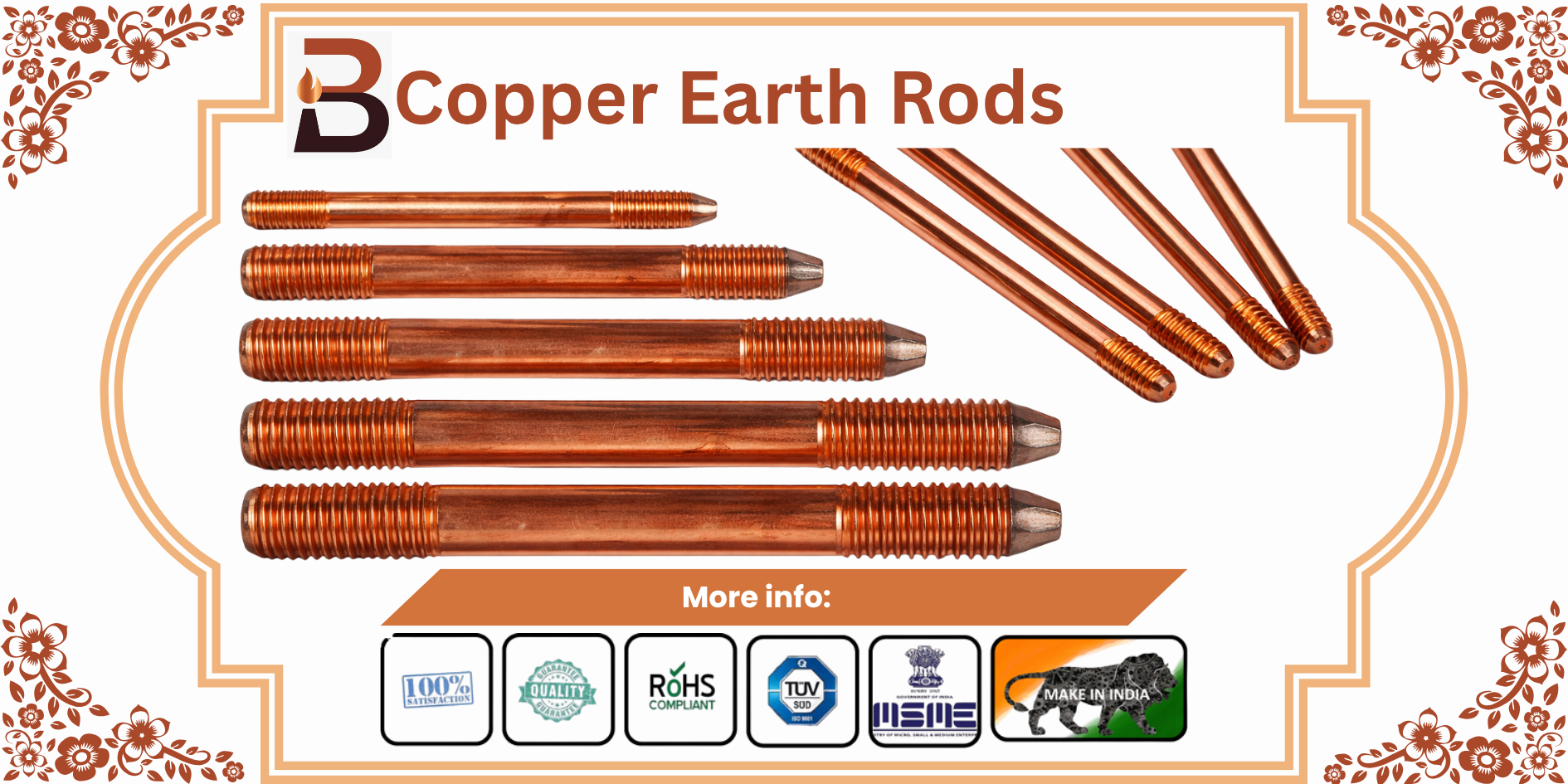 Copper Earth Rods
