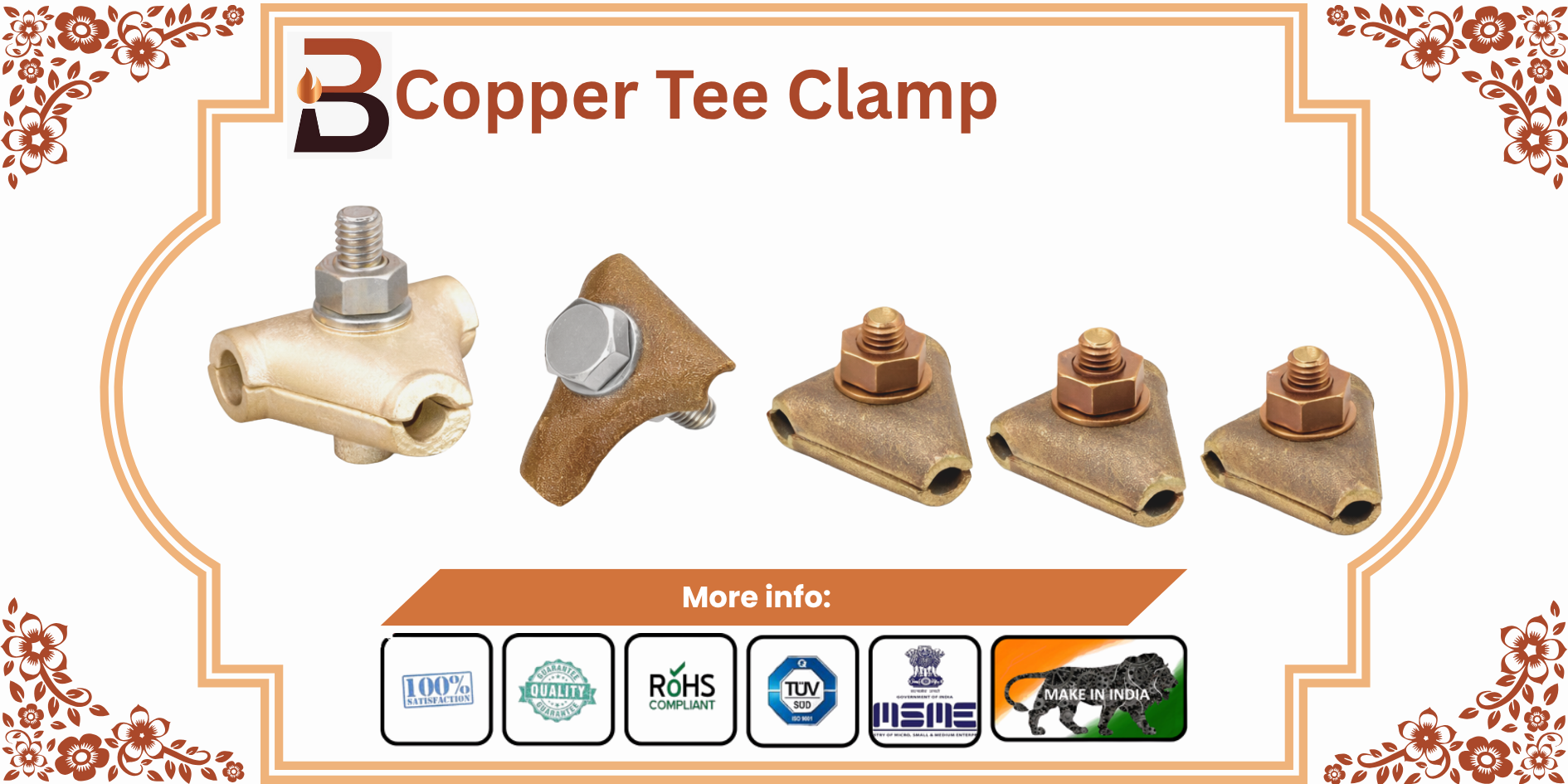 Copper Tee Clamp