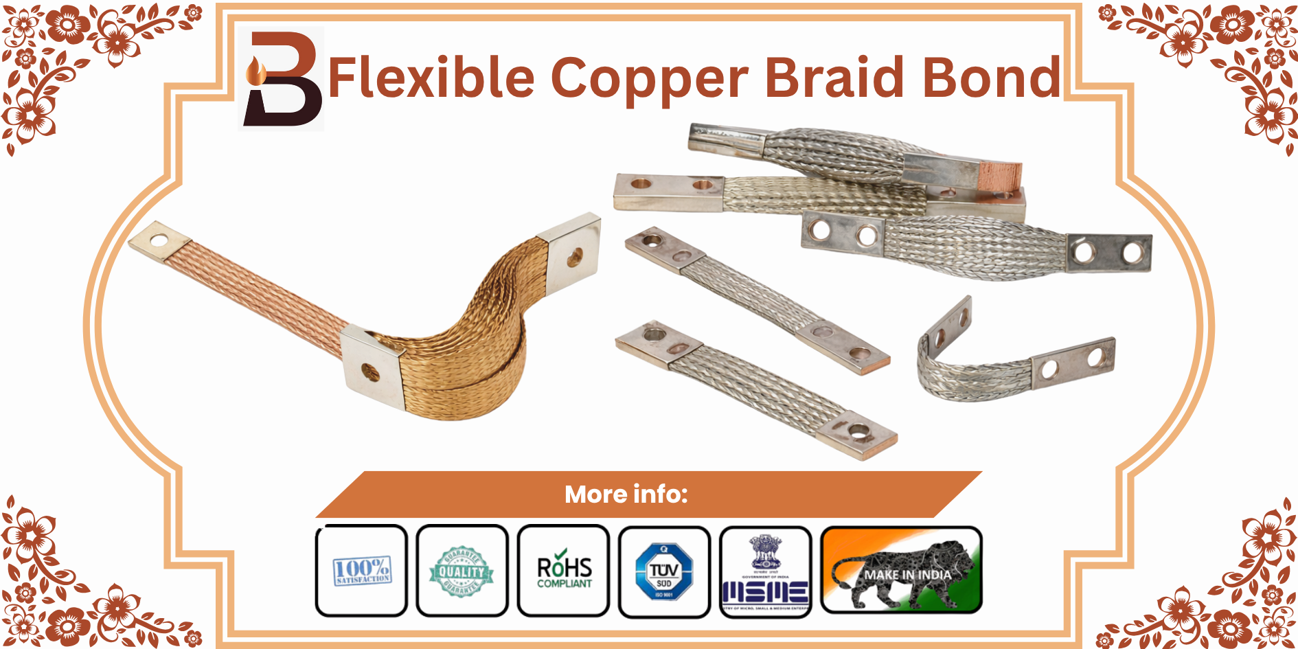 Flexible Copper Braid Bond