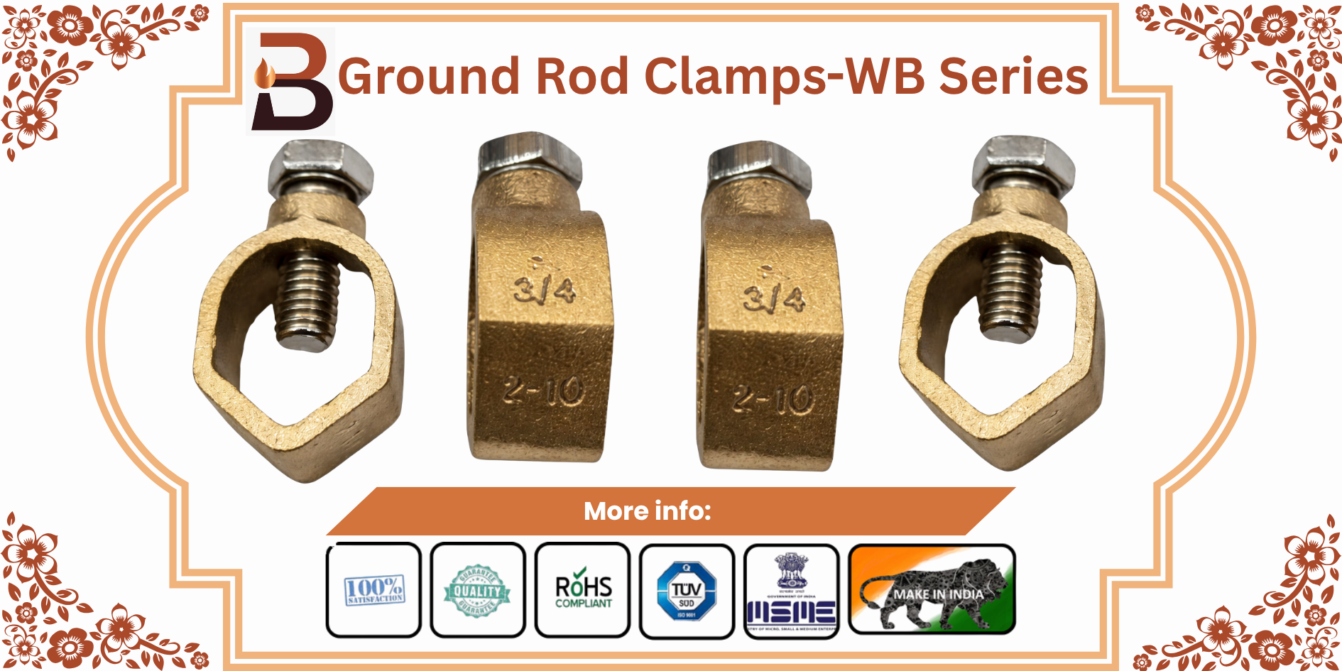 Ground Rod Clamps-WB Series
