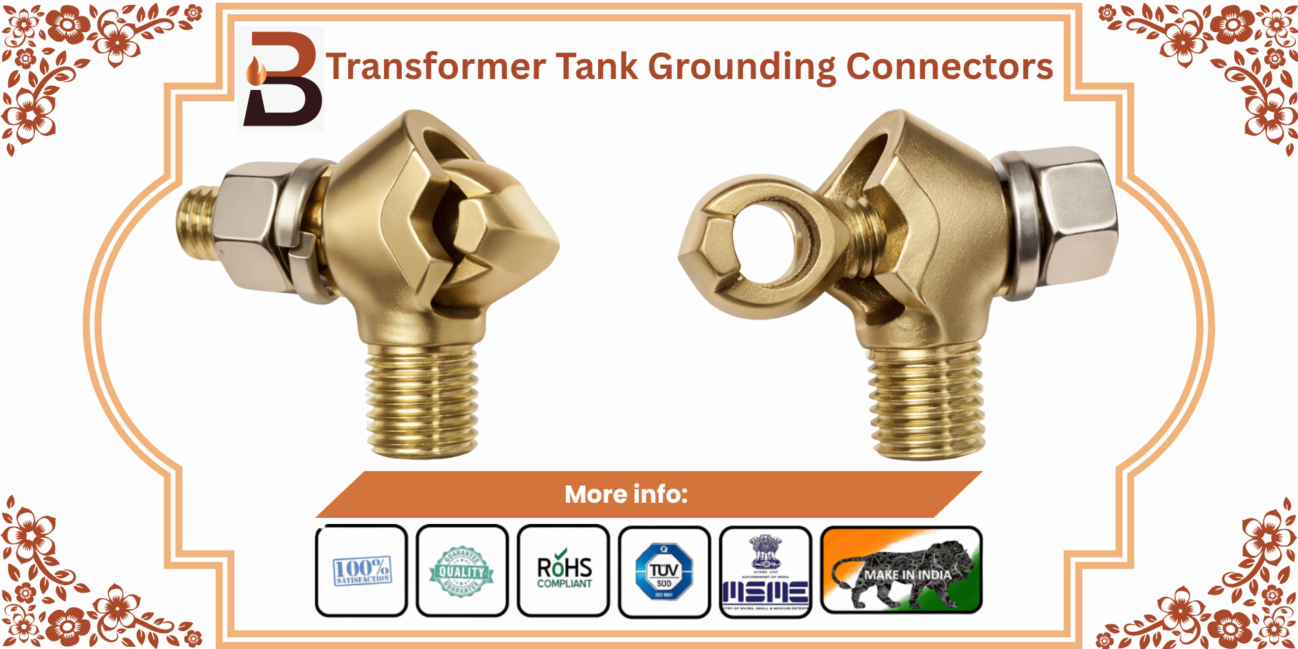 Transformer Tank Grounding Connectors